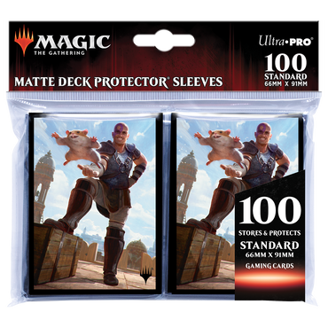 Ultra PRO: Standard 100ct Sleeves - Commander Legends Battle for Baldur's Gate (Minsc & Boo, Timeless Heroes)