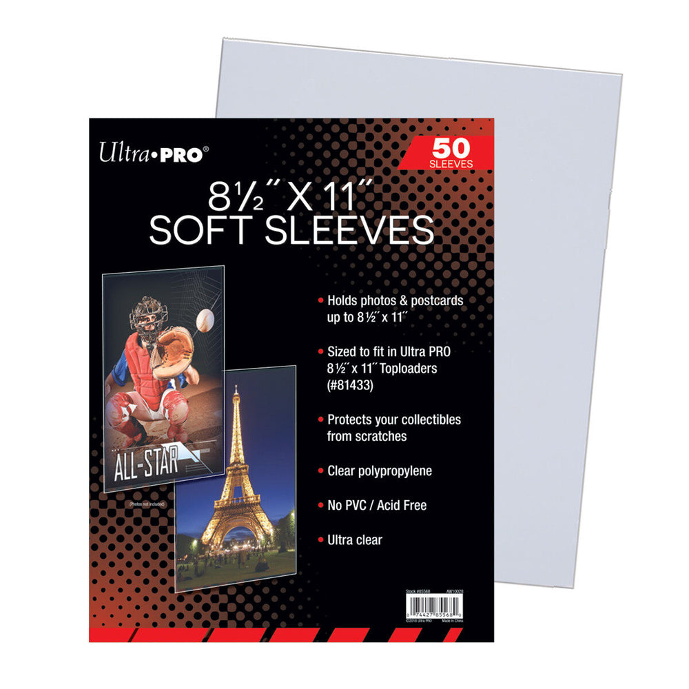 Ultra PRO: 50ct Soft Sleeves (8.5" x 11")