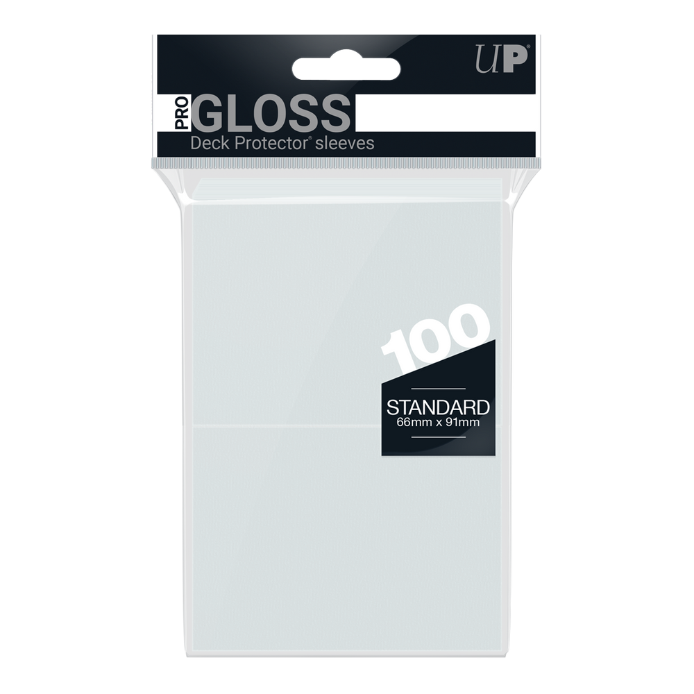 Ultra PRO: Standard 100ct Sleeves - PRO-Gloss (Clear)