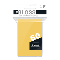 Ultra PRO: Small 60ct Sleeves - PRO-Gloss (Yellow)