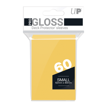 Ultra PRO: Small 60ct Sleeves - PRO-Gloss (Yellow)