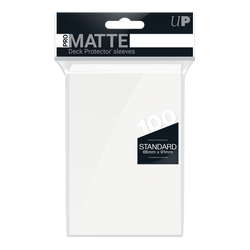 Ultra PRO: Standard 100ct Sleeves - PRO-Matte (White)