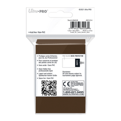 Ultra PRO: Small 60ct Sleeves - PRO-Gloss (Brown)