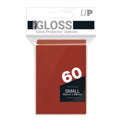 Ultra PRO: Small 60ct Sleeves - PRO-Gloss (Red)