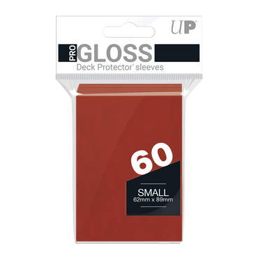 Ultra PRO: Small 60ct Sleeves - PRO-Gloss (Red)