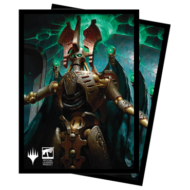 Ultra PRO: Standard 100ct Sleeves - Warhammer 40k Commander Deck (Szarekh, the Silent King)