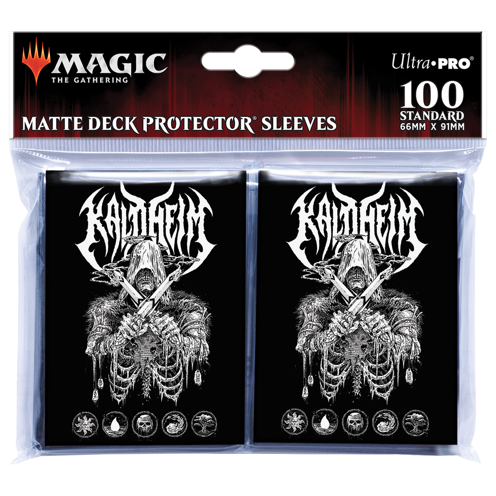 Ultra PRO: Standard 100ct Sleeves - Kaldheim (Metal Alt Art)