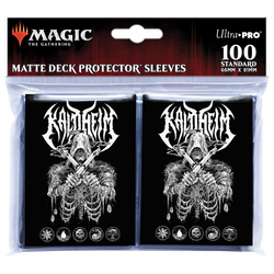 Ultra PRO: Standard 100ct Sleeves - Kaldheim (Metal Alt Art)