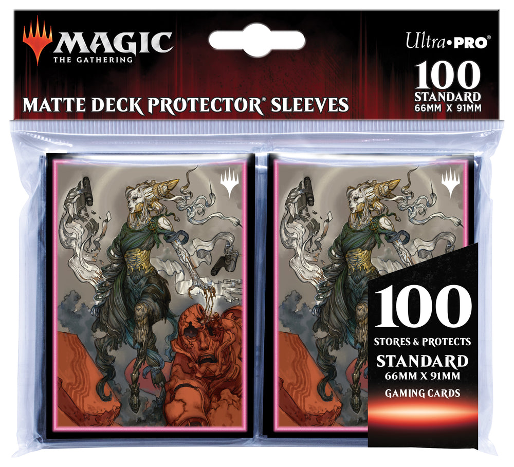 Ultra PRO: Standard 100ct Sleeves - Kamigawa Neon Dynasty (Tamiyo, Compleat Sage)