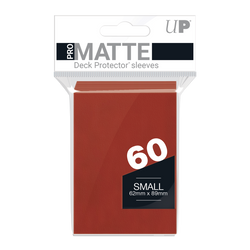 Ultra PRO: Small 60ct Sleeves - PRO-Matte (Red)