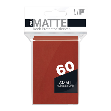 Ultra PRO: Small 60ct Sleeves - PRO-Matte (Red)