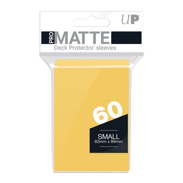 Ultra PRO: Small 60ct Sleeves - PRO-Matte (Yellow)