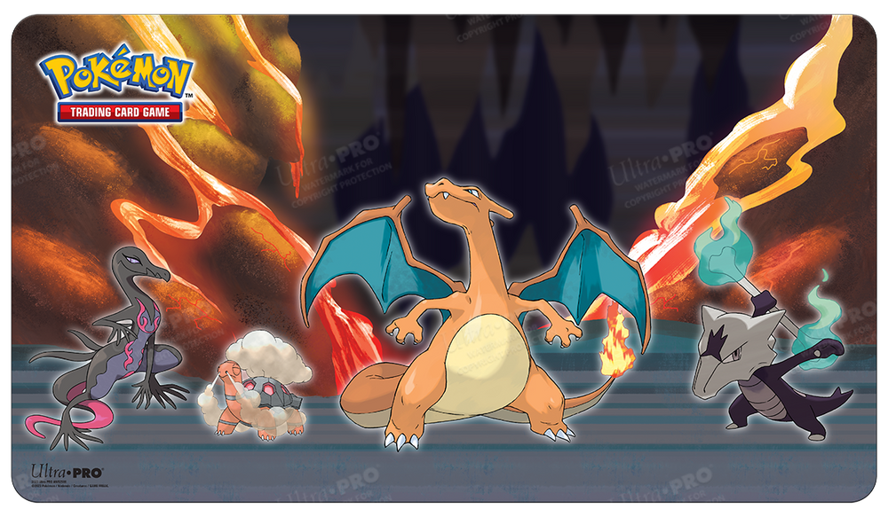 Ultra PRO: Playmat - Pokemon (Charizard, Salazzle, Torkoal, and Alolan Marowak)