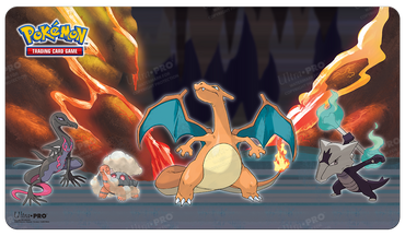 Ultra PRO: Playmat - Pokemon (Charizard, Salazzle, Torkoal, and Alolan Marowak)