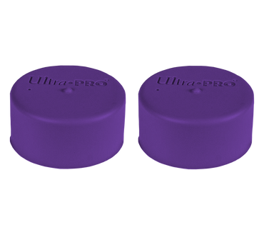 Ultra PRO: Playmat Tube Caps - Bright Purple (2-Pack)